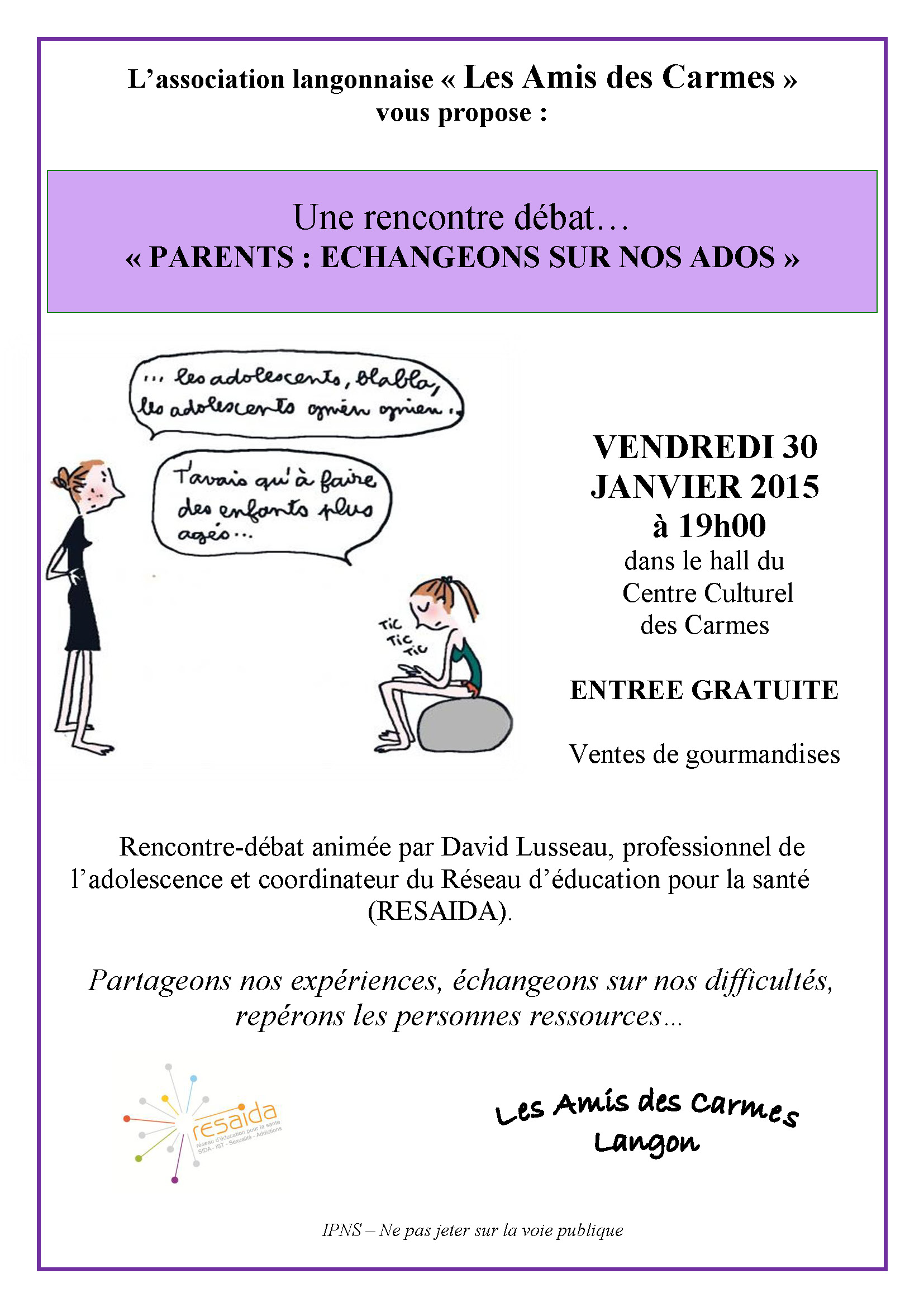 Affiche Conf. 30 janvier 2015