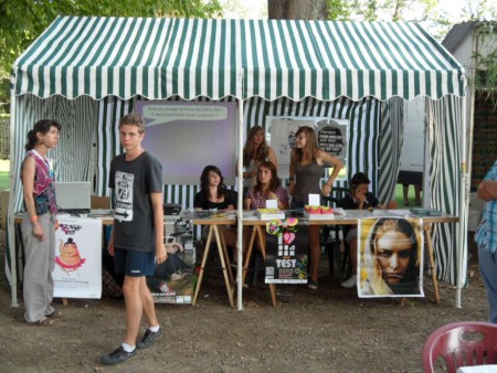 Stand de Prév. RESAIDA - Nuits Atypiques 2011 - animé par les jeunes