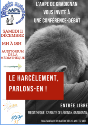 Affiche conférence du 11 déc. 2021